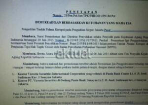 surat izin penggeledahan pn pusat