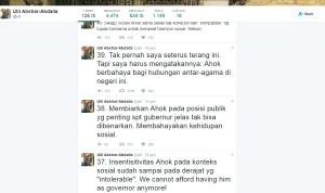 Twitter Ulil Abshar Abdalla (Dok Aktual)