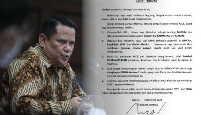 Beredar Surat Terbuka Irjen Napoleon Usai Aniaya M Kece Ini Isinya