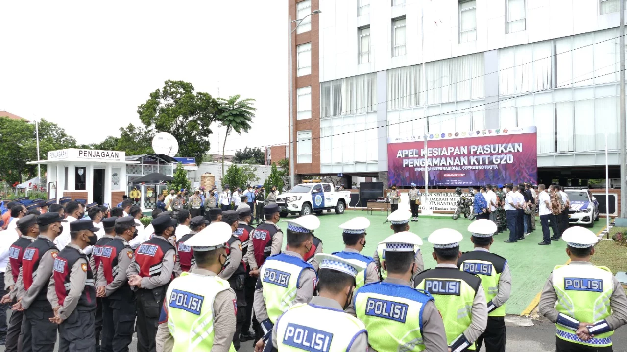 Apel Pengamanan KTT G20 Di Bandara Soekarno Hatta Aktual