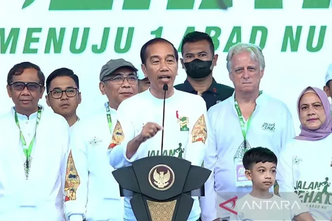 Apresiasi Porseni Nu Dan Jalan Sehat Jokowi Masyarakat Sehat