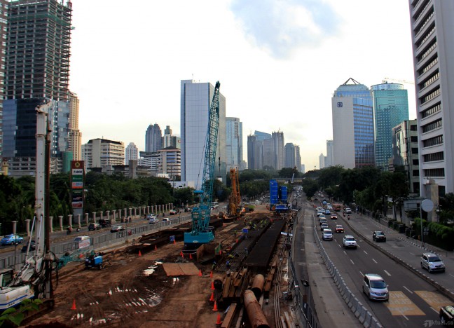 Ada Pembangunan Stasiun Bawah Tanah, Rekayasa Lalin Bakal di Lakukan di HI