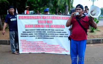 Aksi Masyarakat Suku Anak dalam dan Petani Jambi