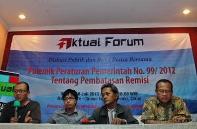 Aktual Forum Tentang Polemik PP No.99/2012
