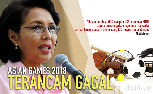Asian Games 2018 Terancam Gagal Diselenggarakan di Indonesia