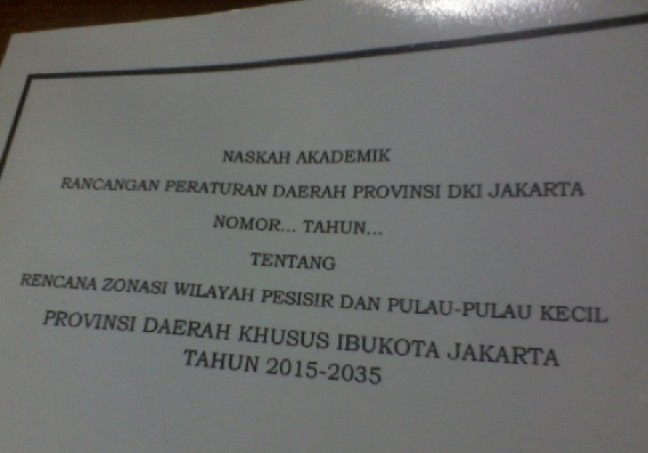 Awas! Pembahasan Raperda Zonasi Rawan Disusupi 'Titipan' Pengembang Reklamasi