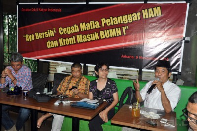 Ayo Bersih-Bersih, Cegah Mafia, Pelanggar HAM dan Kroni Masuk BUMN