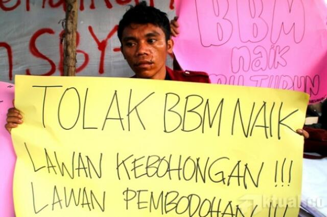 Berbagai Elemen di Medan Tolak Rencana Kenaikan Harga BBM