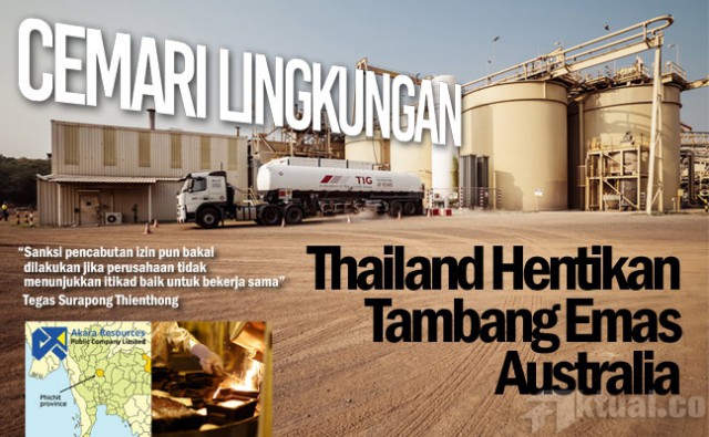 Diduga Cemari Desa, Pertambangan Emas Terbesar Thailand Dihentikan