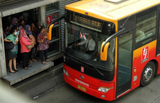 Dishub DKI: Pawai Jokowi-JK Tak Terlalu Pengaruhi Operasional Transjakarta