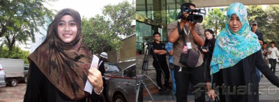 Dua Istri LHI Kembali Jenguk Suami di Rutan KPK