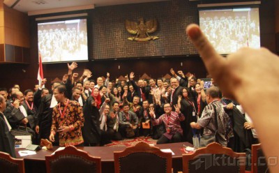 Euforia Tim Kuasa Jokowi - JK Usai Putusan MK