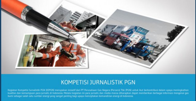 Gelar KJPGN 2015, PGN Luncurkan Website Kompetisi Jurnalistik