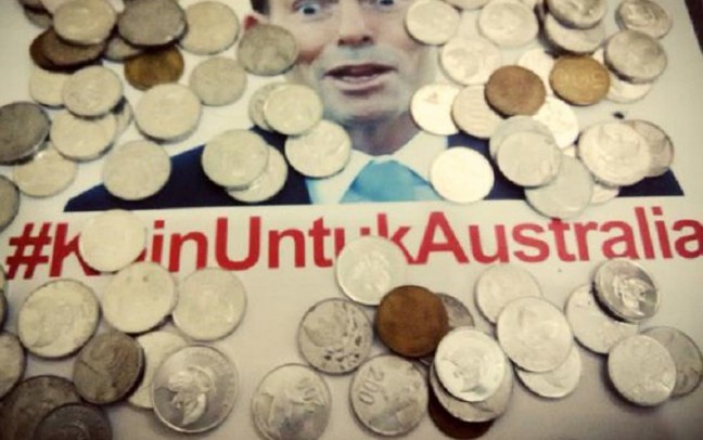 Geram Pernyataan Abbott, Koalisi Pro Indonesia Kumpulkan Koin