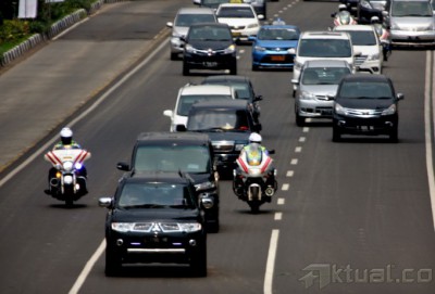 Gladi Bersih Pengawalan Tamu Negara