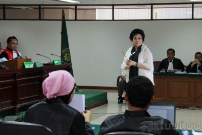 Hartati Murdaya Bersaksi di Pengadilan Tipikor