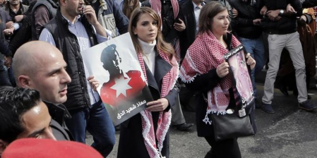 ISIS, Ratu Yordania Ikut Unjukrasa