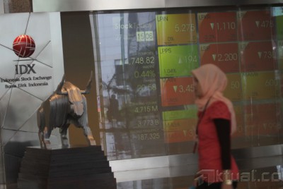 Indeks Harga Saham Gabungan (IHSG) Turun Tipis 5 poin