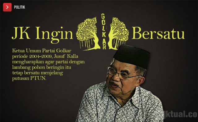 JK Harapkan Golkar Bersatu