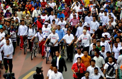 Jokowi ajak Walikota London Bersepeda di Car Free Day