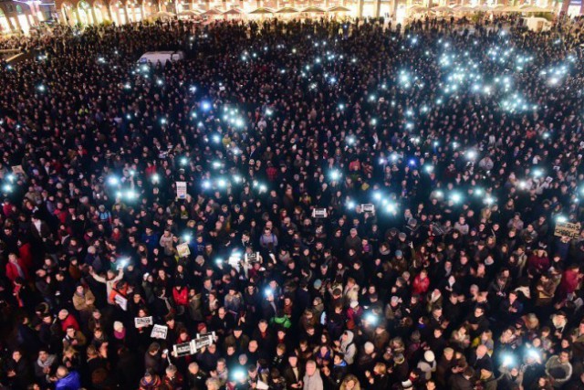 Jutaan Orang Turun ke Jalan, Ikuti Solidaritas Penyerangan Charlie Hebdo