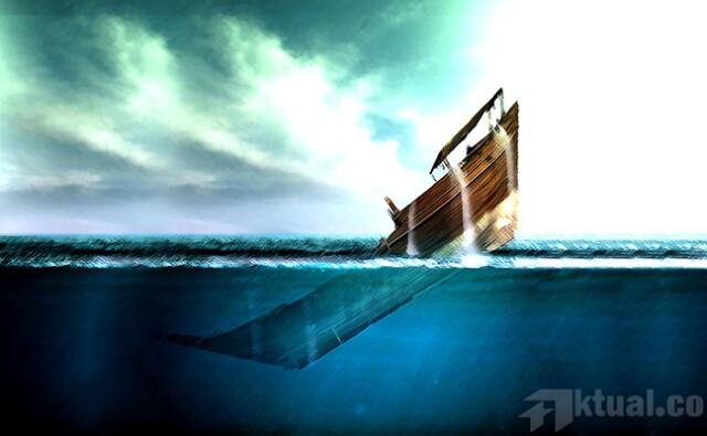 Kapal LCT Pengangkut LPG Tenggelam, Tug Boat Dikerahkan Evakuasi