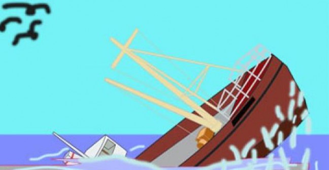 Kapal Pengangkut 200 Orang Tenggelam di Myanmar