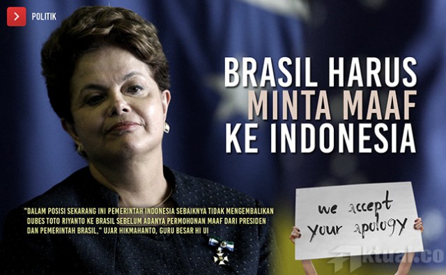 Kedubes Brazil Enggan Tanggapi Nota Protes Indonesia