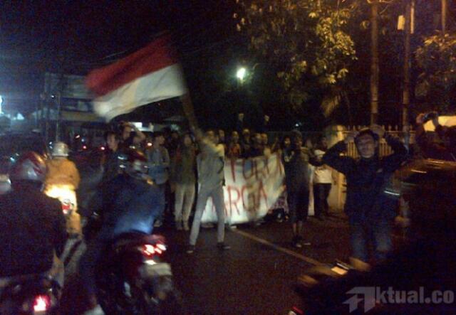 Mahasiswa Jayabaya dan Unas Demo Tolak Kenaikan BBM