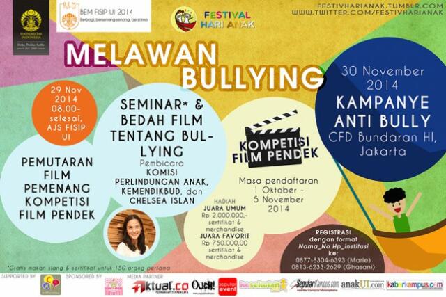 Memperingati Hari Anak Internasional Mahasiswa UI Gelar Acara Melawan "Bullying"