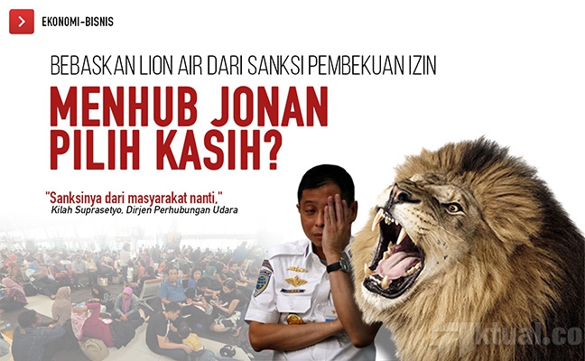Menhub Bebaskan Maskapai Lion Air dari Sanksi Pembekuan Izin