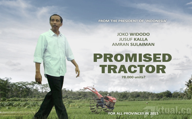 Meningkatkan Produksi, Petani Dijanjikan Akan Lipatgandakan Pemberian Traktor