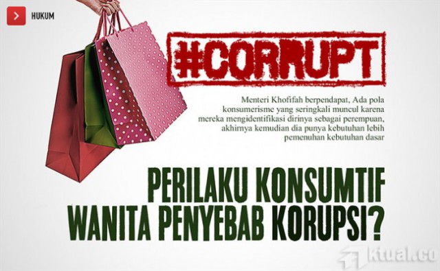 Mensos: Korupsi Timbul dari Perilaku Konsumtif Wanita