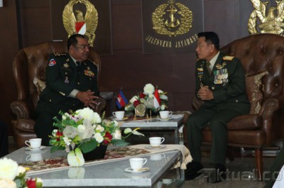 Panglima TNI terima Wakil Pangab Kamboja