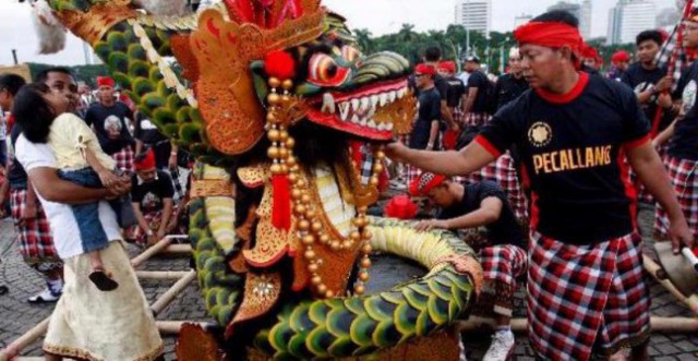 Pawai Ogoh-ogoh & Tarian Bali Meriahkan 'Dream Comunity Taiwan'