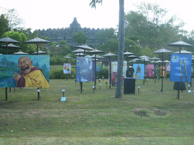 Pelukis Mancanegara akan Gelar Pameran di Candi Borobudur
