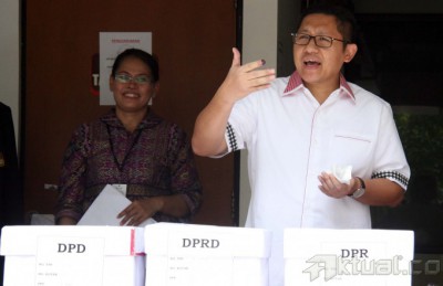 Penghuni Tahanan KPK Nyoblos Pileg 2014