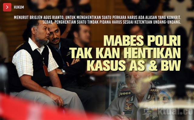 Penyidik Punya Cukup Bukti untuk Tahan BW?