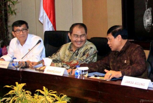 Pimpinan KPK Jadi Tersangka, Ini Saran Menteri Yosanna