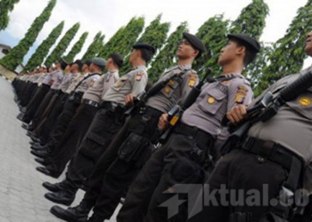 Polisi Disiagakan di Gedung Tinggi dan Jembatan Penyeberangan
