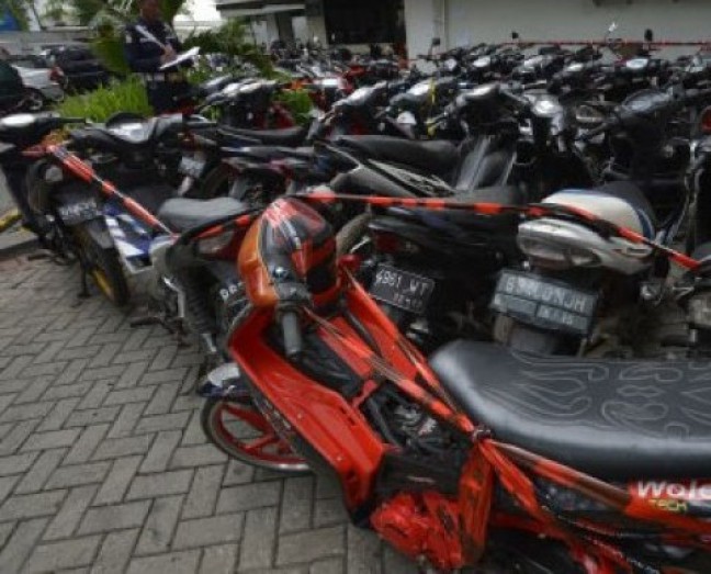 Polisi Tangkap Penadah Motor Hasil Begal