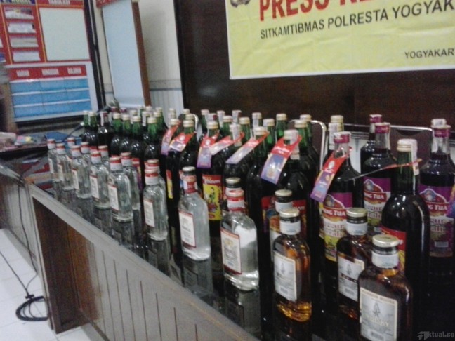 Polres Tangerang Tingkatkan Razia Minuman Keras Jaleng Tahun Baru