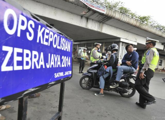 Polresta Bekasi Tilang 4.556 Kendaraan Selama Oparesi Zebra