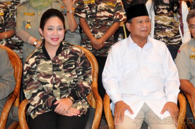 Prabowo Subianto - Titiek Soeharto Bersanding di Acara FKPPI