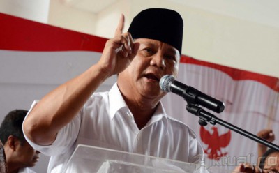 Prabowo Tolak Hasil Pemilu Presiden