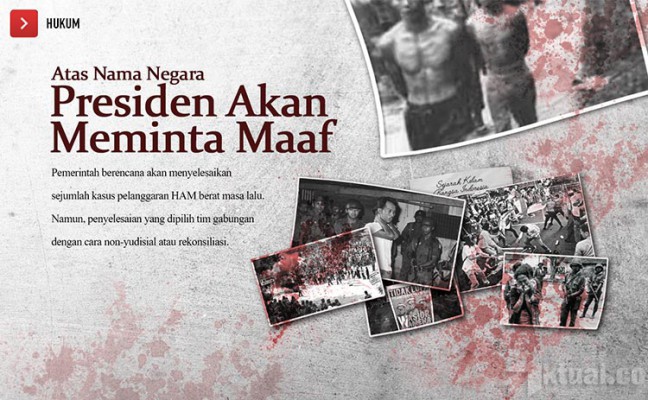 Presiden Akan Minta Maaf Terhadap Enam kasus Pelanggaran HAM Berat Ini