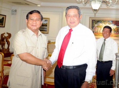 Presiden Menerima Prabowo Subianto