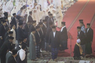 Presiden Sholat Ied di Masjid Istiqlal
