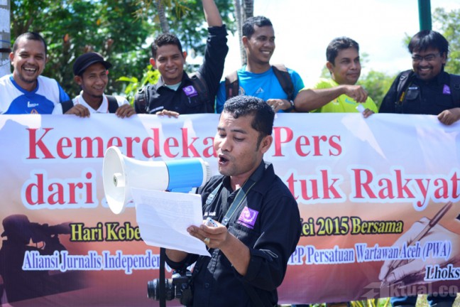 Ratusan Jurnalis Medan Geruduk Rektorat USU