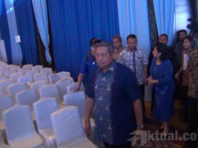 SBY Pantau Langsung Kesiapan Kongres Demokrat